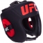 Шлем боксерский с полной защитой кожаный UFC PRO UHK-75061 L-XL черный 0