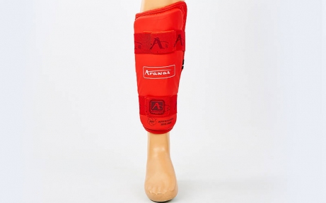 Захист гомілки для єдиноборств Aravaza (червоний) Replica