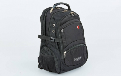 Рюкзак городской VICTOR 9383 (PL, р-р 48x20x30см, черный)