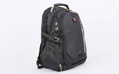 Рюкзак городской VICTOR 7602 (PL, р-р 48x20x30см, черный)